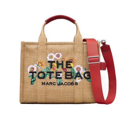 THE DAISY WOVEN MEDIUM TOTE BAG